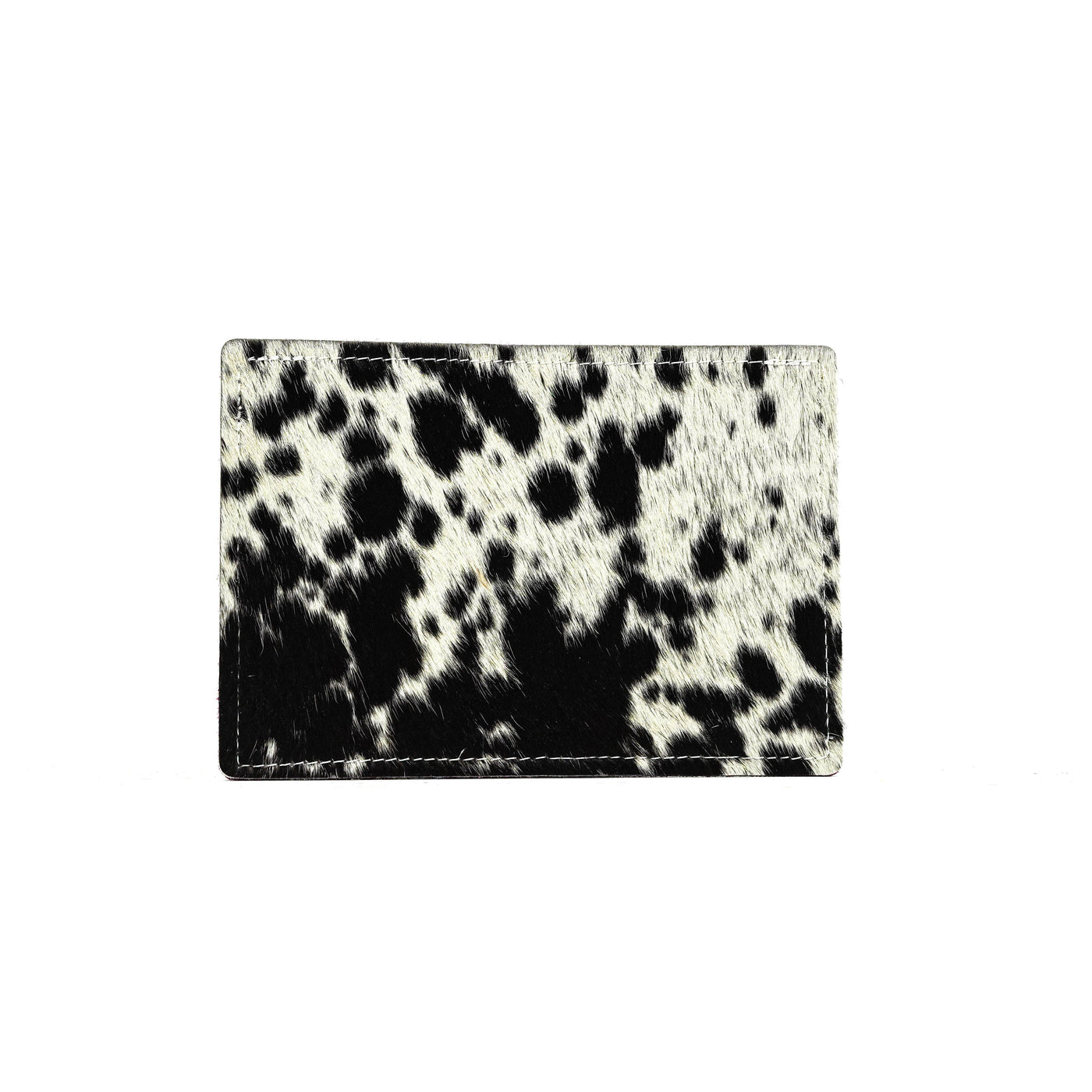 Waylon Wallet - Black & White w/ Onyx Tool-Waylon Wallet-Western-Cowhide-Bags-Handmade-Products-Gifts-Dancing Cactus Designs