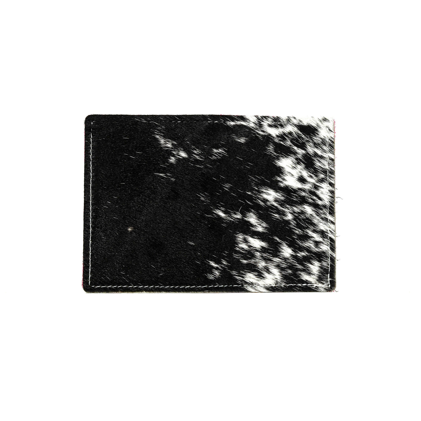 Waylon Wallet - Black & White w/ Smoke Show Croc-Waylon Wallet-Western-Cowhide-Bags-Handmade-Products-Gifts-Dancing Cactus Designs