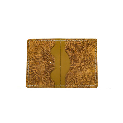 Waylon Wallet - Tricolor w/ Denver Tool-Waylon Wallet-Western-Cowhide-Bags-Handmade-Products-Gifts-Dancing Cactus Designs