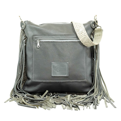 Wynonna - Black & White w/ Bone Dallas Tool-Wynonna-Western-Cowhide-Bags-Handmade-Products-Gifts-Dancing Cactus Designs