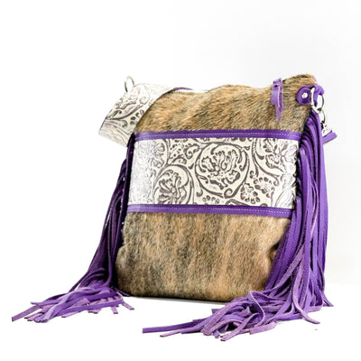 Wynonna - Exotic Brindle w/ Galaxy Tool-Wynonna-Western-Cowhide-Bags-Handmade-Products-Gifts-Dancing Cactus Designs