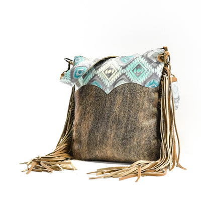 Wynonna - Exotic Brindle w/ Royston Aztec-Wynonna-Western-Cowhide-Bags-Handmade-Products-Gifts-Dancing Cactus Designs