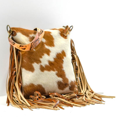 Wynonna - Longhorn w/ No Embossed-Wynonna-Western-Cowhide-Bags-Handmade-Products-Gifts-Dancing Cactus Designs