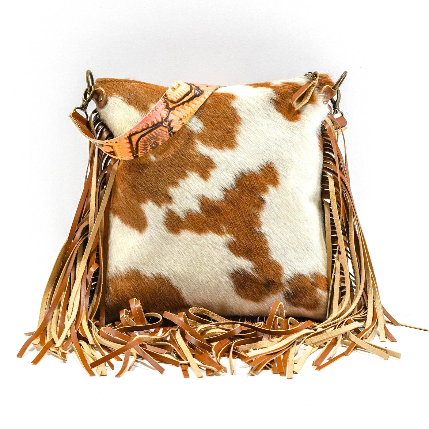 Wynonna - Longhorn w/ No Embossed-Wynonna-Western-Cowhide-Bags-Handmade-Products-Gifts-Dancing Cactus Designs