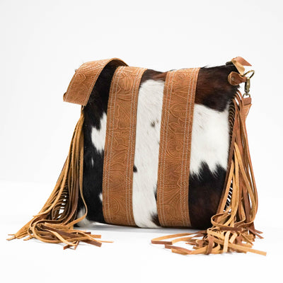 Wynonna - Tricolor w/ Bison Denver Tool-Wynonna-Western-Cowhide-Bags-Handmade-Products-Gifts-Dancing Cactus Designs