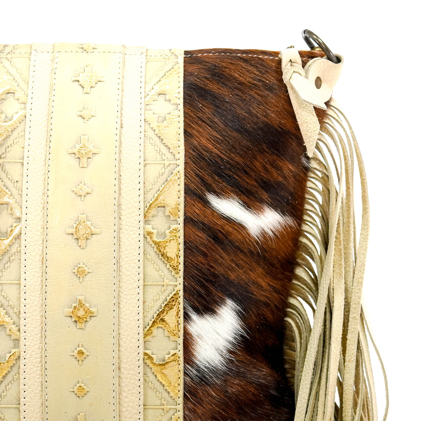 Wynonna - Tricolor w/ Golden Hills Navajo-Wynonna-Western-Cowhide-Bags-Handmade-Products-Gifts-Dancing Cactus Designs