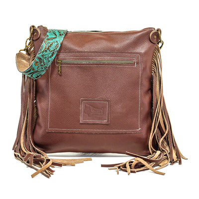 Wynonna - Tricolor w/ Lagoon tool-Wynonna-Western-Cowhide-Bags-Handmade-Products-Gifts-Dancing Cactus Designs