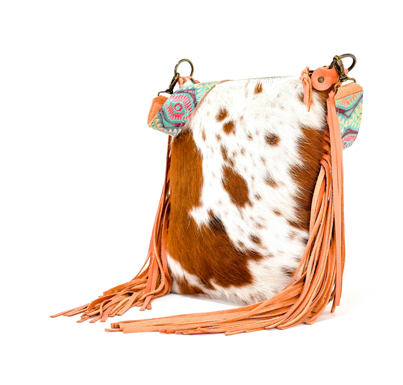 Wynonna - Tricolor w/ No Embossed-Wynonna-Western-Cowhide-Bags-Handmade-Products-Gifts-Dancing Cactus Designs