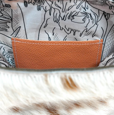 Wynonna - Tricolor w/ No Embossed-Wynonna-Western-Cowhide-Bags-Handmade-Products-Gifts-Dancing Cactus Designs