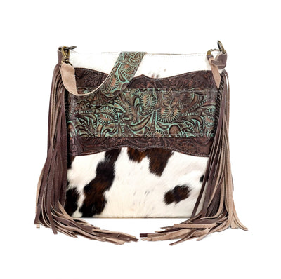 Wynonna - Tricolor w/ Turquoise Dallas Tool-Wynonna-Western-Cowhide-Bags-Handmade-Products-Gifts-Dancing Cactus Designs