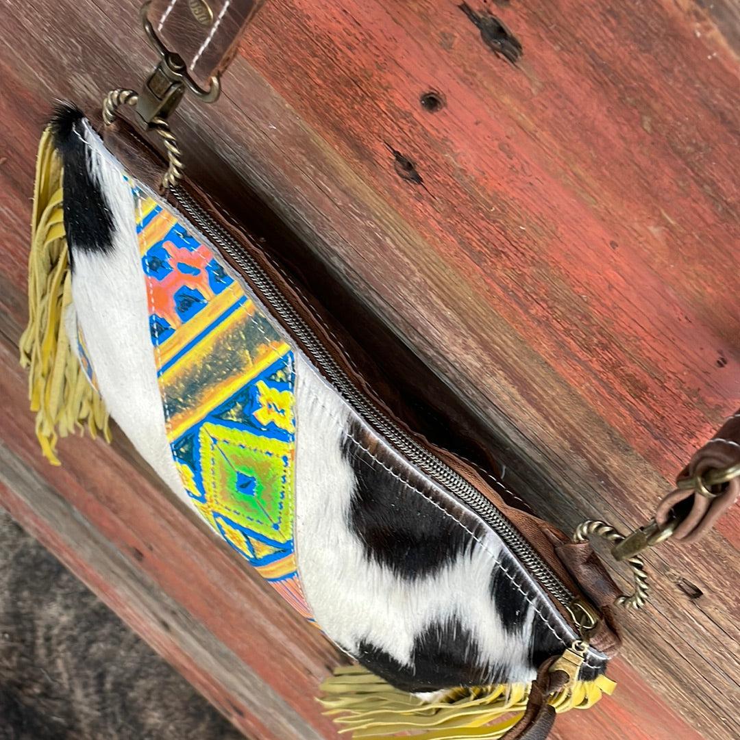001 Patsy - Tricolor w/ Neon Trip Navajo-Patsy-Western-Cowhide-Bags-Handmade-Products-Gifts-Dancing Cactus Designs