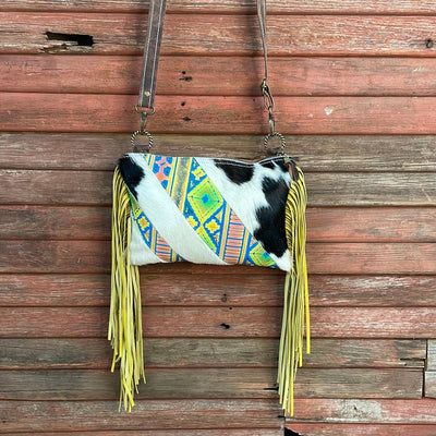 001 Patsy - Tricolor w/ Neon Trip Navajo-Patsy-Western-Cowhide-Bags-Handmade-Products-Gifts-Dancing Cactus Designs