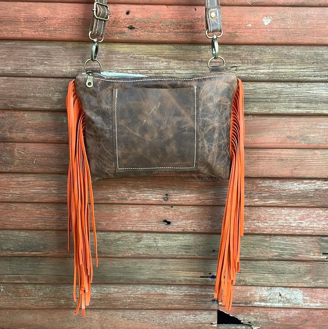 003 Patsy - Tricolor w/ Adobe Navajo-Patsy-Western-Cowhide-Bags-Handmade-Products-Gifts-Dancing Cactus Designs