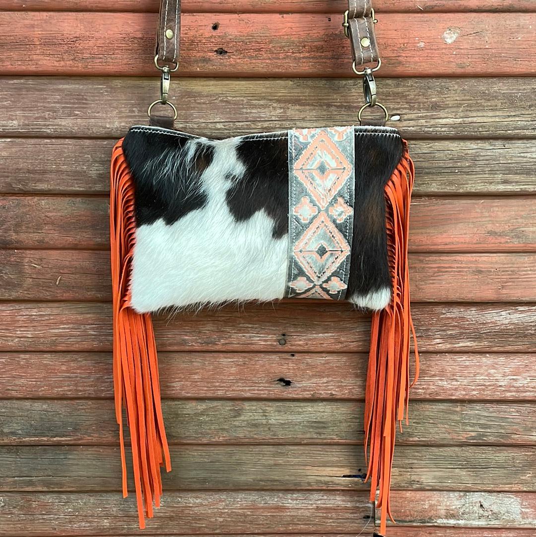 003 Patsy - Tricolor w/ Adobe Navajo-Patsy-Western-Cowhide-Bags-Handmade-Products-Gifts-Dancing Cactus Designs