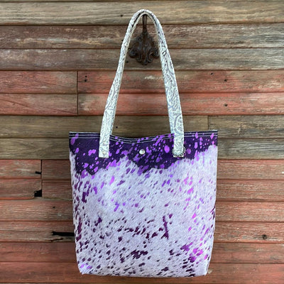 003 Trisha - Purple Acid w/ Blank Slate-Trisha-Western-Cowhide-Bags-Handmade-Products-Gifts-Dancing Cactus Designs