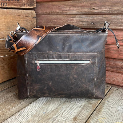 004 Maren - Hereford w/ Burnt Brands-Maren-Western-Cowhide-Bags-Handmade-Products-Gifts-Dancing Cactus Designs