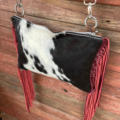 004 Patsy - Black & White w/ Blank Slate-Patsy-Western-Cowhide-Bags-Handmade-Products-Gifts-Dancing Cactus Designs