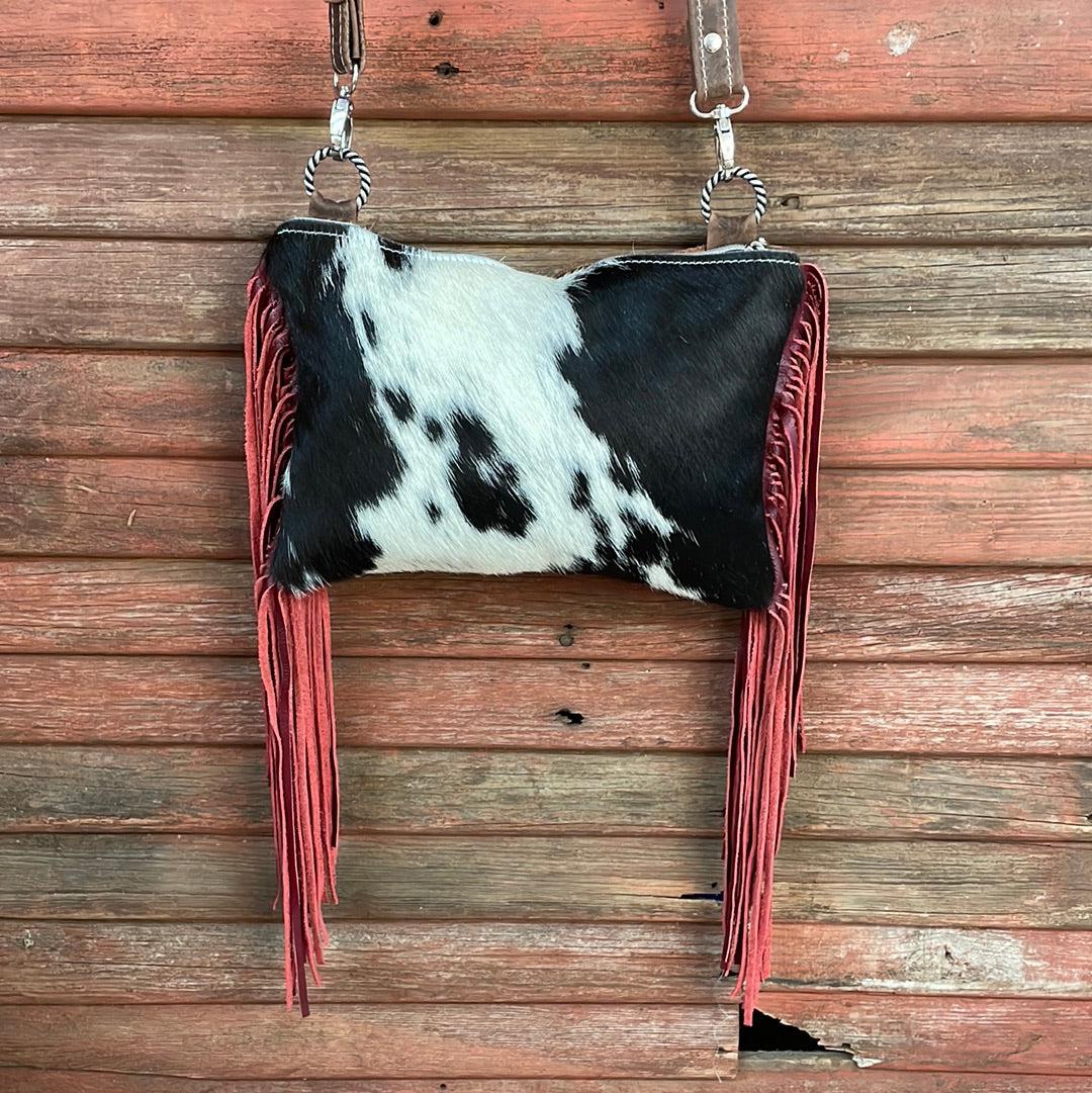 004 Patsy - Black & White w/ Blank Slate-Patsy-Western-Cowhide-Bags-Handmade-Products-Gifts-Dancing Cactus Designs