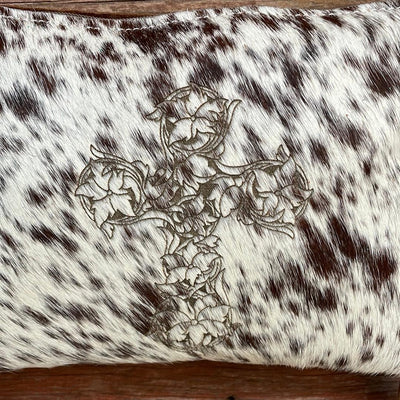 004 Patsy - Longhorn w/ Cross Design-Patsy-Western-Cowhide-Bags-Handmade-Products-Gifts-Dancing Cactus Designs