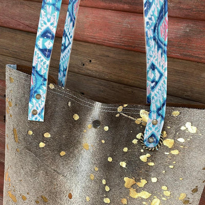 004 Trisha - Gold Acid w/ Blank Slate-Trisha-Western-Cowhide-Bags-Handmade-Products-Gifts-Dancing Cactus Designs