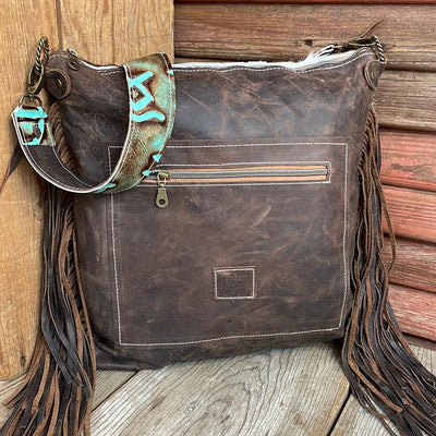 005 Wynonna - Tricolor w/ Patina Brands-Wynonna-Western-Cowhide-Bags-Handmade-Products-Gifts-Dancing Cactus Designs