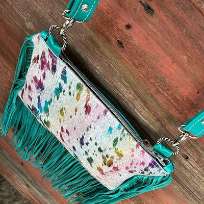 006 Patsy - Rainbow w/ Blank Slate-Patsy-Western-Cowhide-Bags-Handmade-Products-Gifts-Dancing Cactus Designs