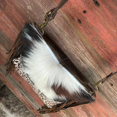 006 Shania - Tricolor w/ Ivory Tool-Shania-Western-Cowhide-Bags-Handmade-Products-Gifts-Dancing Cactus Designs