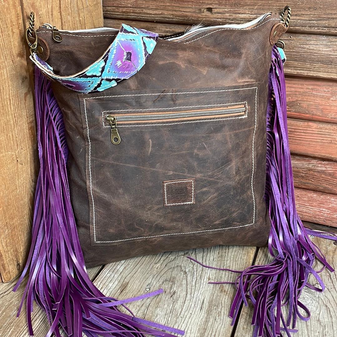 007 Wynonna - Tricolor w/ Blank Slate-Wynonna-Western-Cowhide-Bags-Handmade-Products-Gifts-Dancing Cactus Designs