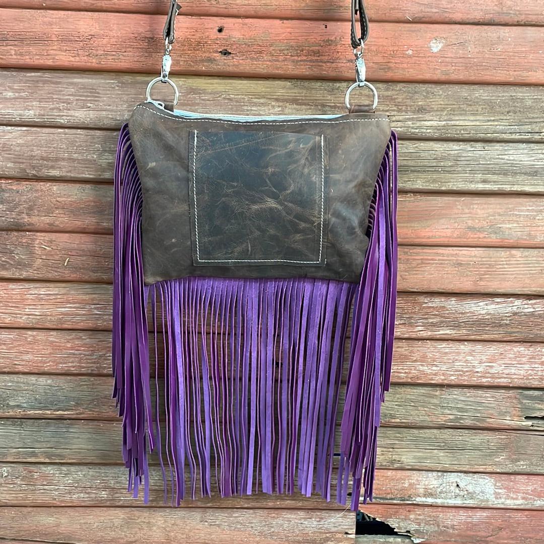 008 Patsy - B&W Speckle w/ 90's Party-Patsy-Western-Cowhide-Bags-Handmade-Products-Gifts-Dancing Cactus Designs
