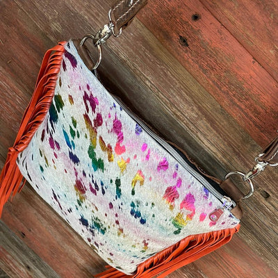 008 Shania - Rainbow w/ Blank Slate-Shania-Western-Cowhide-Bags-Handmade-Products-Gifts-Dancing Cactus Designs