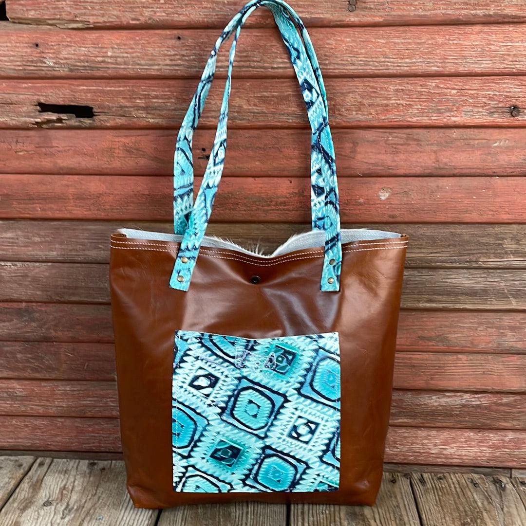 008 Trisha - Tricolor w/ Blank Slate-Trisha-Western-Cowhide-Bags-Handmade-Products-Gifts-Dancing Cactus Designs