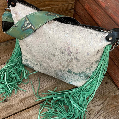 009 Annie - Holographic w/ Blank Slate-Annie-Western-Cowhide-Bags-Handmade-Products-Gifts-Dancing Cactus Designs