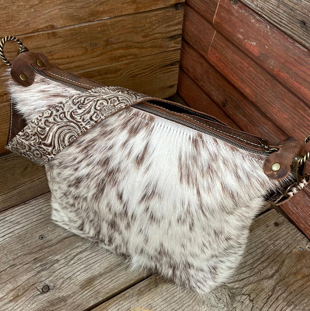 009 Annie - Longhorn w/ Blank Slate-Annie-Western-Cowhide-Bags-Handmade-Products-Gifts-Dancing Cactus Designs