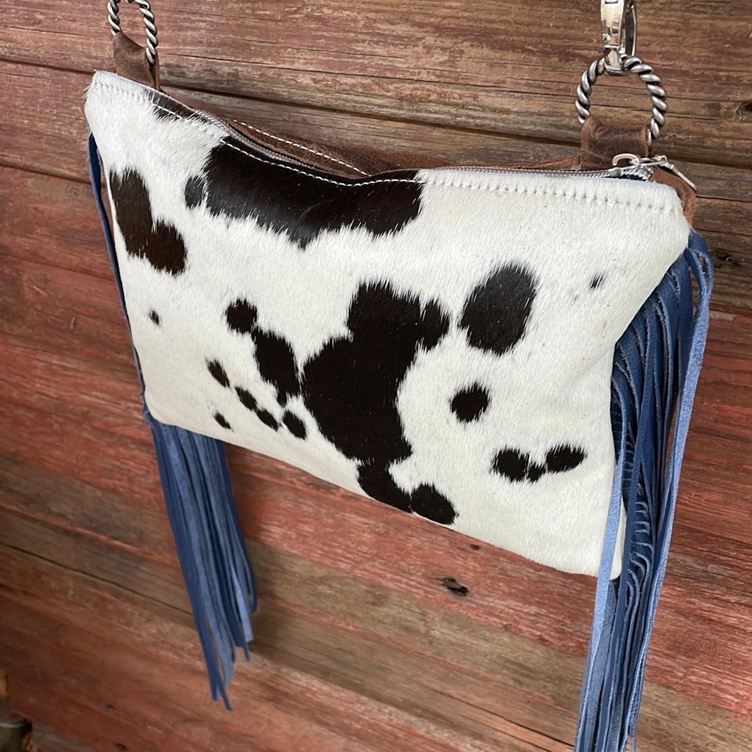 009 Patsy - Black & White w/ Blank Slate-Patsy-Western-Cowhide-Bags-Handmade-Products-Gifts-Dancing Cactus Designs