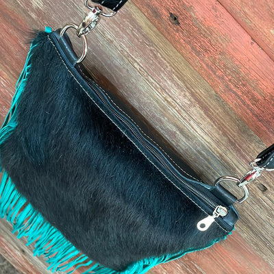 009 Shania - Black w/ Blank Slate-Shania-Western-Cowhide-Bags-Handmade-Products-Gifts-Dancing Cactus Designs