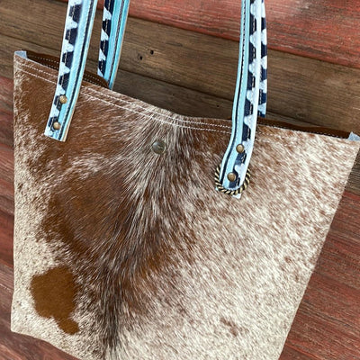 009 Trisha - Longhorn w/ Blank Slate-Trisha-Western-Cowhide-Bags-Handmade-Products-Gifts-Dancing Cactus Designs