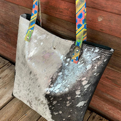 009 Trisha - Silver Acid w/ Blank Slate-Trisha-Western-Cowhide-Bags-Handmade-Products-Gifts-Dancing Cactus Designs
