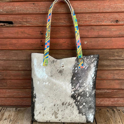 009 Trisha - Silver Acid w/ Blank Slate-Trisha-Western-Cowhide-Bags-Handmade-Products-Gifts-Dancing Cactus Designs