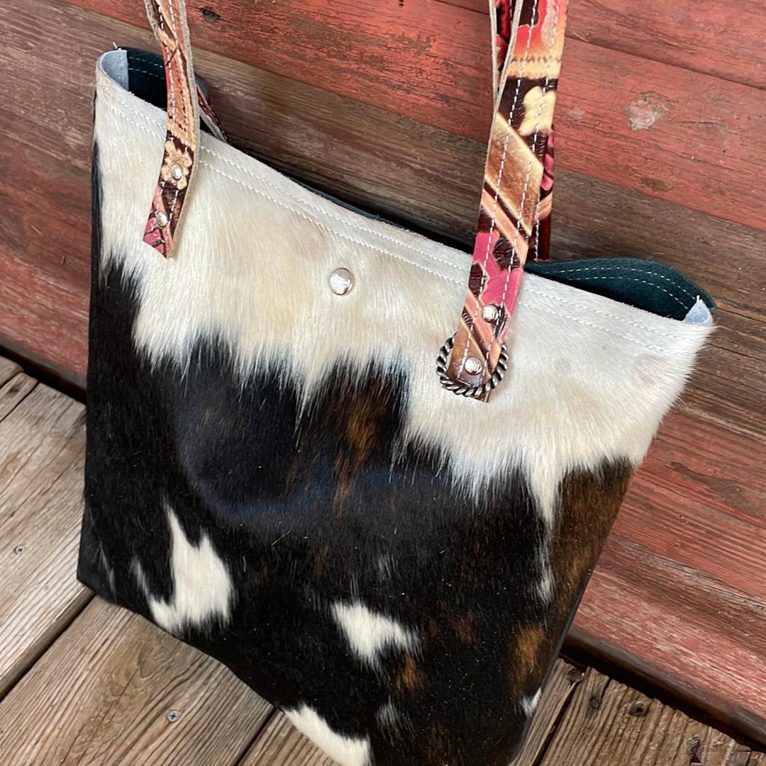 010 Trisha - Tricolor w/ Blank Slate-Trisha-Western-Cowhide-Bags-Handmade-Products-Gifts-Dancing Cactus Designs