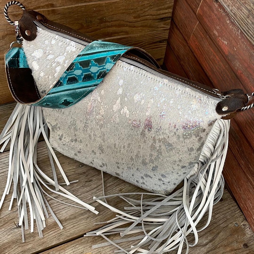 012 Annie - Holographic w/ Blank Slate-Annie-Western-Cowhide-Bags-Handmade-Products-Gifts-Dancing Cactus Designs