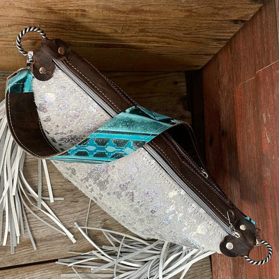 012 Annie - Holographic w/ Blank Slate-Annie-Western-Cowhide-Bags-Handmade-Products-Gifts-Dancing Cactus Designs