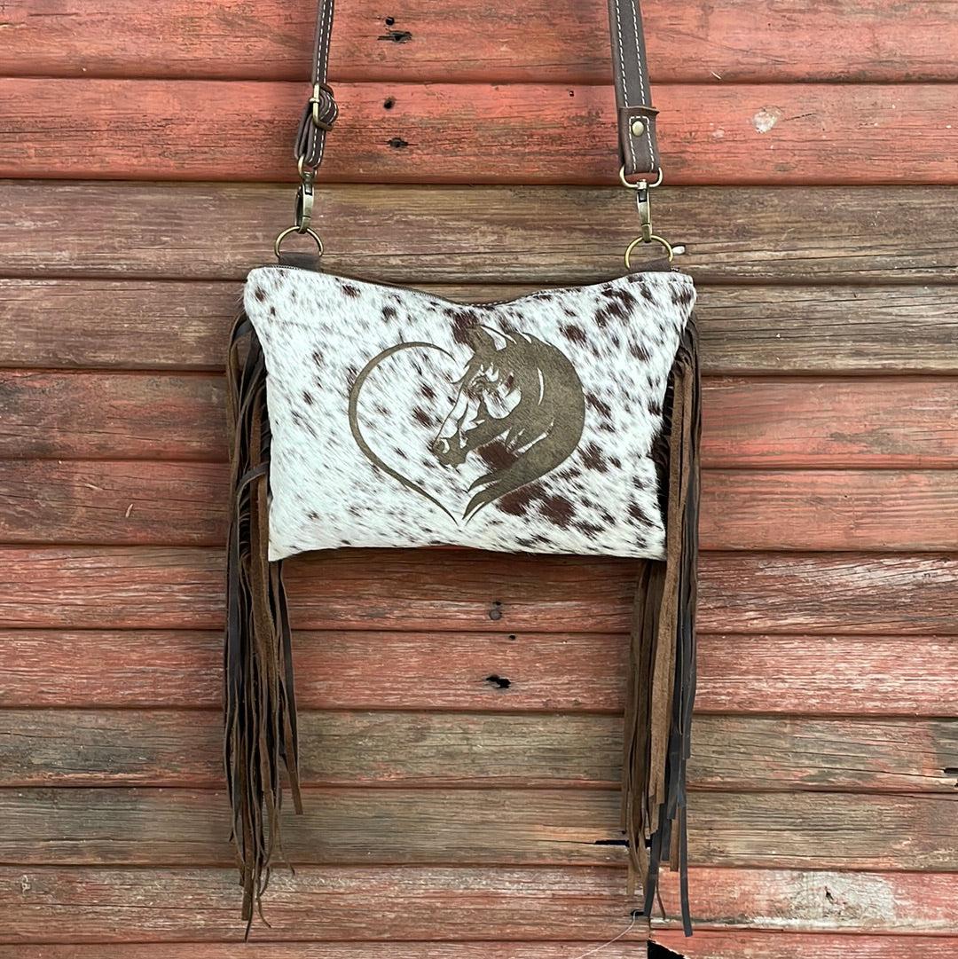 013 Patsy - Longhorn w/ Horse Heart Design-Patsy-Western-Cowhide-Bags-Handmade-Products-Gifts-Dancing Cactus Designs