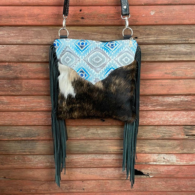 013 Shania - Tricolor w/ Rocky Mountain Aztec-Shania-Western-Cowhide-Bags-Handmade-Products-Gifts-Dancing Cactus Designs