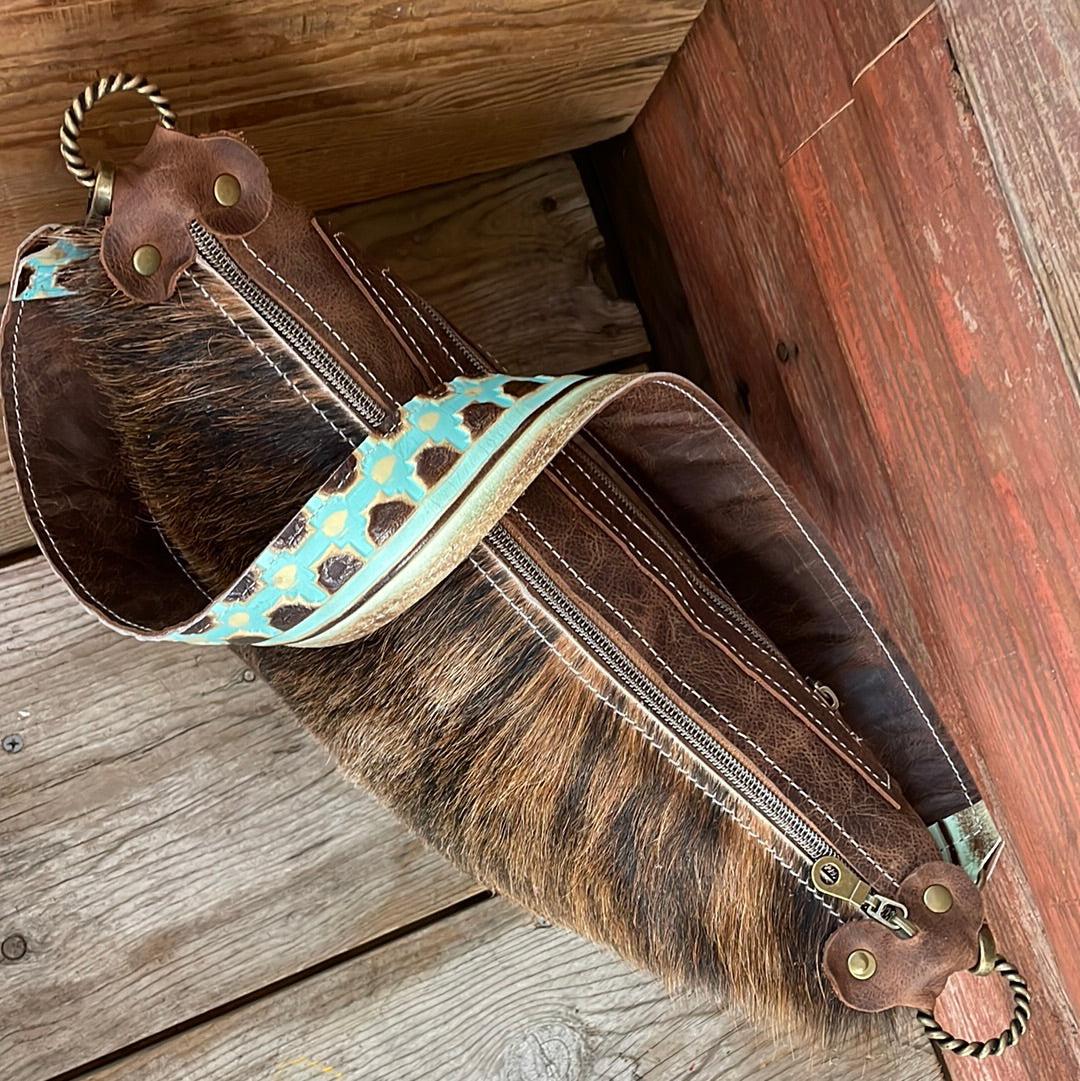 014 Annie - Brindle w/ Blank Slate-Annie-Western-Cowhide-Bags-Handmade-Products-Gifts-Dancing Cactus Designs