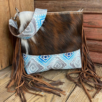 016 Gabby - Brindle w/ Rocky Mountain Aztec-Gabby-Western-Cowhide-Bags-Handmade-Products-Gifts-Dancing Cactus Designs