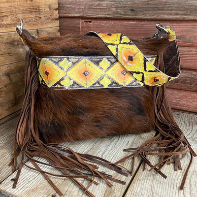 020 Annie - Tricolor w/ Aurora Navajo-Annie-Western-Cowhide-Bags-Handmade-Products-Gifts-Dancing Cactus Designs