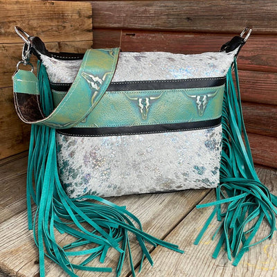 021 Annie - Holographic w/ Margarita Skulls-Annie-Western-Cowhide-Bags-Handmade-Products-Gifts-Dancing Cactus Designs