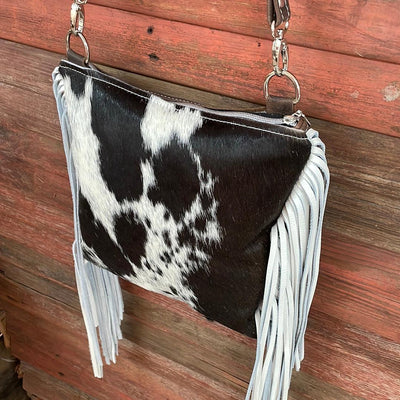 021 Shania - Black & White w/ Blank Slate-Shania-Western-Cowhide-Bags-Handmade-Products-Gifts-Dancing Cactus Designs