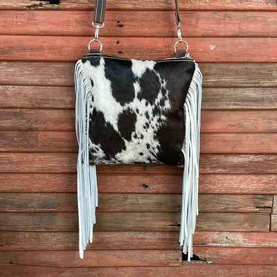 021 Shania - Black & White w/ Blank Slate-Shania-Western-Cowhide-Bags-Handmade-Products-Gifts-Dancing Cactus Designs