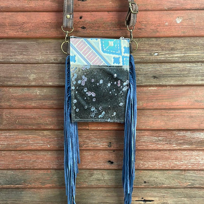 022 Carrie - Baby Blue Acid w/ Encanto Navajo-Carrie-Western-Cowhide-Bags-Handmade-Products-Gifts-Dancing Cactus Designs